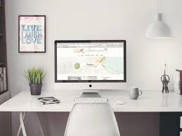 Free iMac 5k Retina 27-Inch Home Office Mockup | Free Mockup
